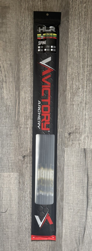 Victory Archery HLR Elite 250 12 Pack Arrow Shafts .001 HLRE-250S-12 New