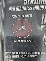G5 Outdoors Broadhead Montec M3 3pk 100 Grain 1 1/16″ Cut Stainless Steel #00895