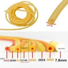2M Natural Latex Slingshot Elastic Tube Rubber Tubing Band for Hunting Exercise