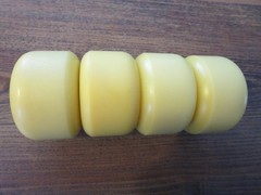 NOS ALVA Hardcore skateboard new wheels, Aluminum cores 63.5mm 97a like vintage