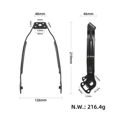 Scooter Mount High-strength Alloy Wear-resistant Metal Easy Installation