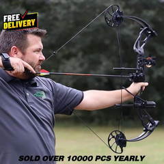 Archery X8 RTH Compound Bow Package 18-31″ Draw Length 0-70LB Adults Teens…