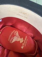 American Hat Co 7 1/2 Maxifelt. Extra Long Oval. 4” Brim.