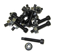 NEW! Set of 12 Go Kart Racing 1/4-28 x 1-1/4″ Tapered Wheel Studs Bolts Nuts USA