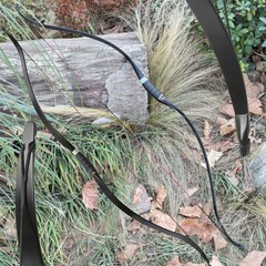 Traditional Recurve Bow Archery 20-50lbs Wooden Horsebow Shooting Hunting RH LH