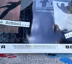 Vintage 1988 Powell Peralta Skateboard OG Skateboarding Book Cover Skate School