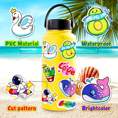 600 Pcs Waterproof Stickers for Kids, Scrapbook, Laptop, Skateboard, Guitar