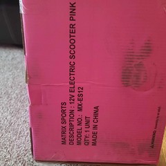 M8TRX Pink 12V Electric Scooter for Kids Ages 6-12 Powered E-Scooter BRAND NEW!