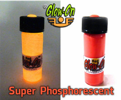 Glow-On RED Glow Paint For Gun Sights, Fishing Lures, 4.6 ml Vial, Bright