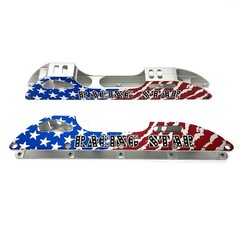 Racing Star 5 Wheel Inline Speed Skate CNC Aluminum Alloy 13 3/4 Inch Frame Rail