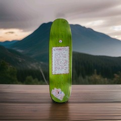 Krooked Mark Gonzalez Mermaid Deck Hand Screened Limited Edition 57/300