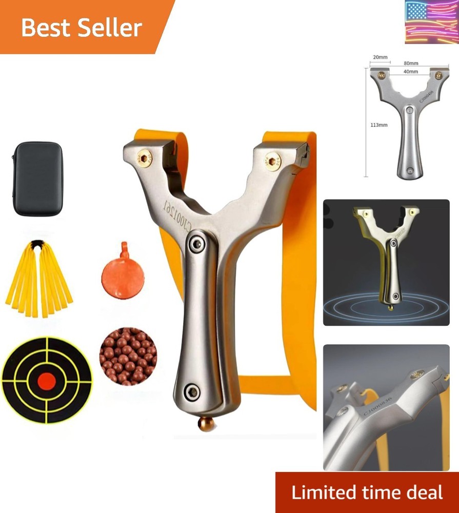 Stainless Steel Slingshot Suitable for Outdoor Sports Durable and Easy to Grip