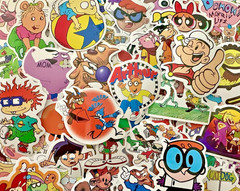 Cartoon Network Warner Bros Children’s TV stickers Randon Mix 25pc 2inch X 2inch