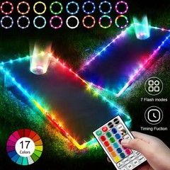 2set Multi‑Color LED Cornhole Board Lights – Full‑Size Night Play Game Holiday