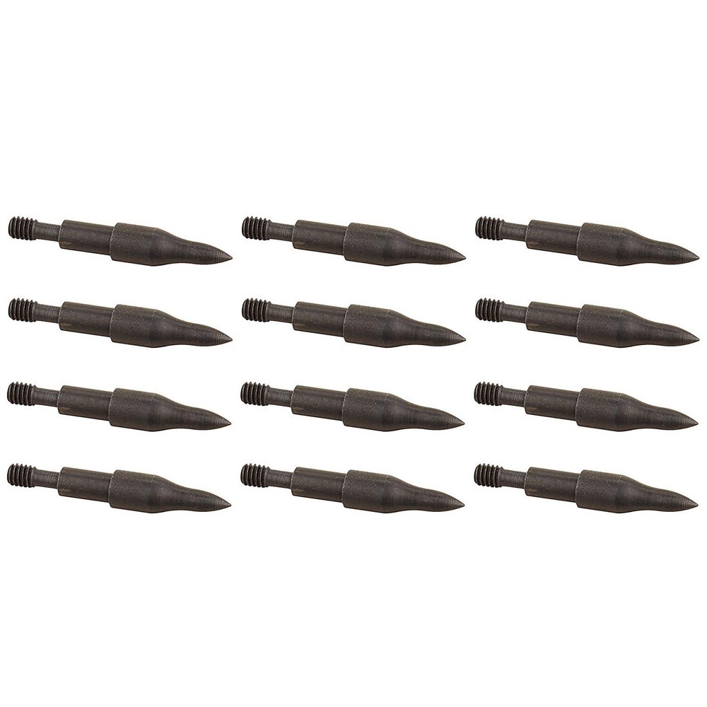 Saunders Combo Points Black Zinc Steel Aerodynamic Field for Arrows – 12/pack