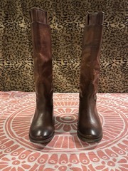 Frye Women’s Leather Paige Tall Riding Boots Cognac US 8.5B MPN 3476534-C0G