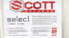 Scott Archery Select Bow Hinge Release Large 8011-BO-L Aluminum Handle Bronze