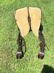 Circle Y Flex-Lite Park/Trail Saddle Flexible Tree FQHB Brown Leather