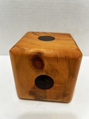 SWOOC Right Center Left Replacement Dice Game Giant Wooden Water Resistant 3.5″