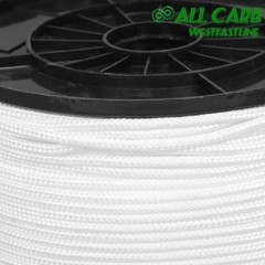 3/8in × 500ft Nylon Solid Braid Rope High UV Abrasion Resistance Industrial