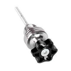 Dirt Bike Dipstick, CNC Alloy Pit Bike Engine Oil Dipstick for CRF50 Black