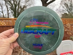 (Free Returns) w/Halo 175G Disc Golf ESP Nuke Paige Pierce 5X Discraft #2650