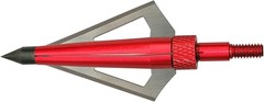 12pcs Archery Broadheads 3 Fixed Blade 100Grain Hunting Arrowheads with One Case