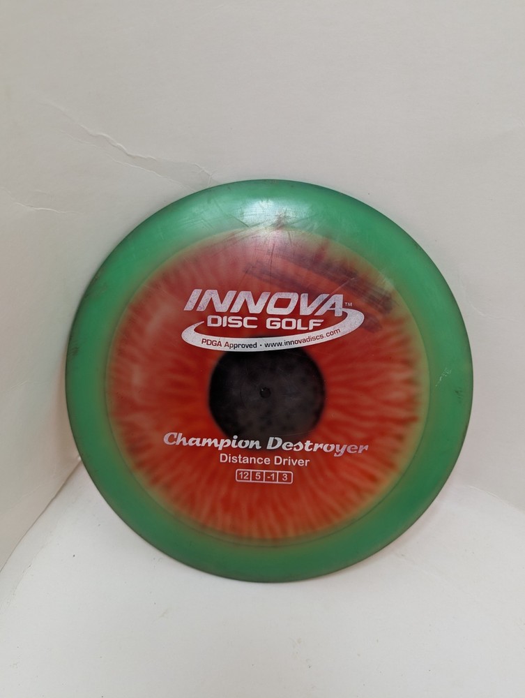 USED Innova I-DYE Champion Destroyer 170g Eyeball Distance Driver Golf Disc
