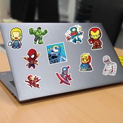 200PCS Cool Character Stickers for Water Bottles Skateboard Luggage Laptop