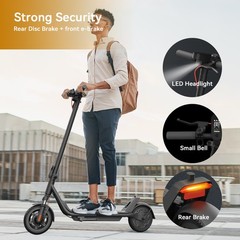 Portable Folding Electric Scooter 300W Long Range 20Km 3-Speed Modes E-Scooter
