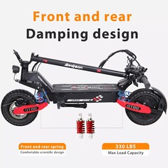 Electric Scooter for Adult 2400W Dual Motors 43Miles 40MPH Off-Road Scooter BQ