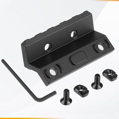 PUKESI 45 Degree Offset Rail Mount for MRails, 3 Slots 5 Slots Aluminum 45° O…