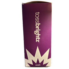 Brightz TossBrightz Cornhole LED Light Bean Bag Game Board Kit Purple NEW