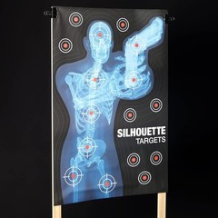 Paper Targets for Shooting Range – 25 x 38 in, 50 Pack, 2 Human 25 x 38″