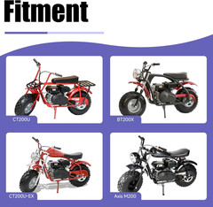Mini Bike Front Forks Suspension Kit Replacement for Coleman Minibike CT200U CT2
