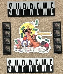 LOT of 5 Supreme Stickers Exorcist All Dogs Go To Heaven Split Logo SHIPS FREE!