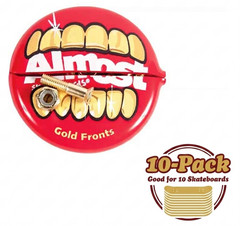 (10-Pack) Almost Skateboards Gold Fronts 7/8″ Allen Nuts Bolts Mounting Hardware