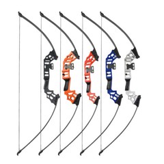 40lbs Bowfishing Recurve Bow Kit Fishing Arrow Reel Archery Straight Bow Hunting