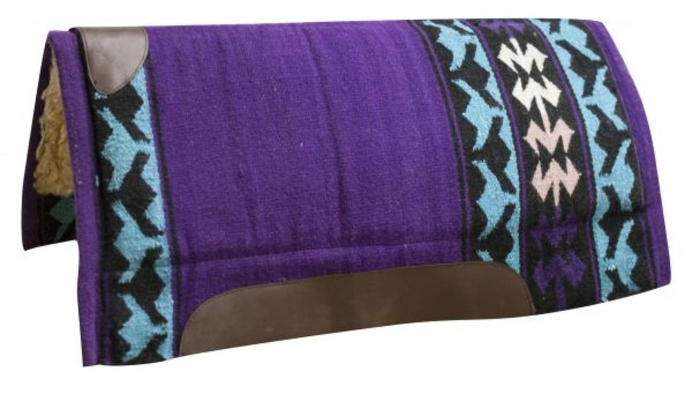 CUTTER SADDLE PAD 32″ x 34″ x 1″ Woven Wool Top Fleece Bottom Wear Leathers