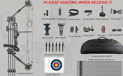 Archery Compound Bow Set 20-70 LBS Hunting Compound Bow for Archery Hunting