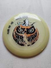 Dynamic Discs PUMPKIN Glow In The Dark Golf Driver Disc
