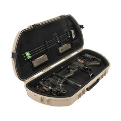 SKB Hard Protective Storage Case, Archery Bow & Arrow iSeries Shaped Case, Tan