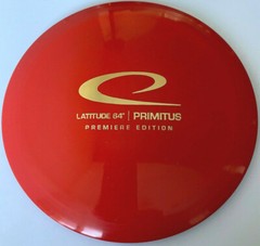 Latitude 64 Premiere Edition Disc Golf Primitus OOP- Red w/ Gold HS – 170-175g