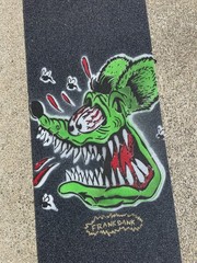 Mob Skateboard Grip Tape Rat Fink Bay Area Hot Rods Ed Roth Mouse Punk Rock Art