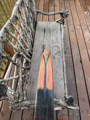 Vintage Damon Howatt Hunter Recurve Archery Bow AMO 62” 65# Right Handed Martin