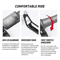 NIU 100P Electric Scooter for Adults with Suspension 600W Max Power
