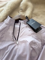 LeMieux Classique Base Layer 1/4 Zip Long Sleeve Lilac UK8/US4 Riding Apparel