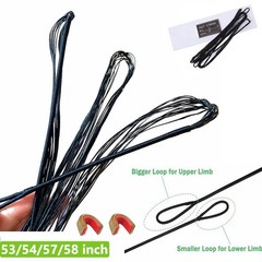 Archery Strings 53/54/57/58 inch Bowstring 12 Strands Recurve Bow Hunting Tool