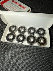 Powell Bones Swiss Precision Competition Skateboard Longboard Bearings Set/8
