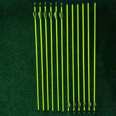 31″ Pure/Mixed Carbon Arrows 2″ Vane Spine 350-500 Compound Recurve Bow Hunting